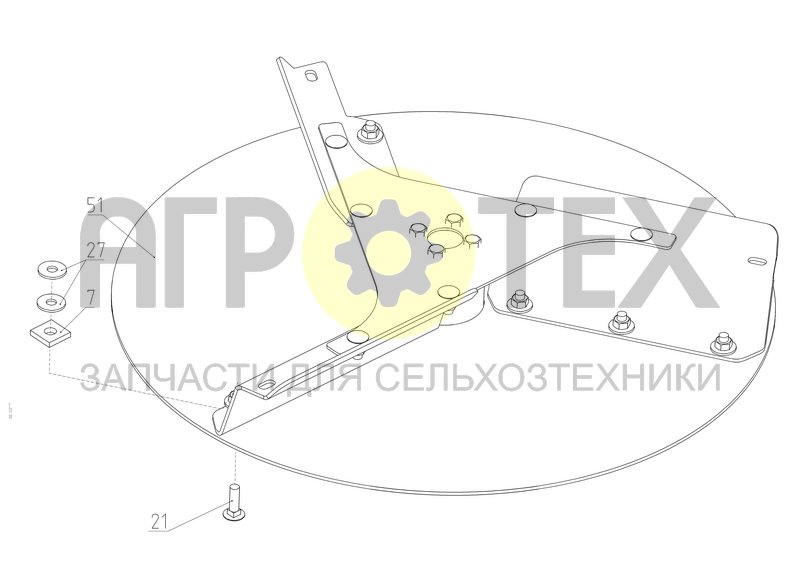 Чертеж Диск (161.14.04.250-01)